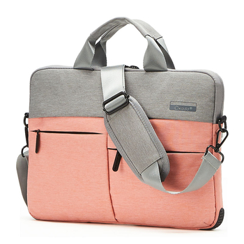 Okade чанта за лаптоп T54, водоустойчива и удароустойчива, полиестер, цип, вътрешен джоб за компютър