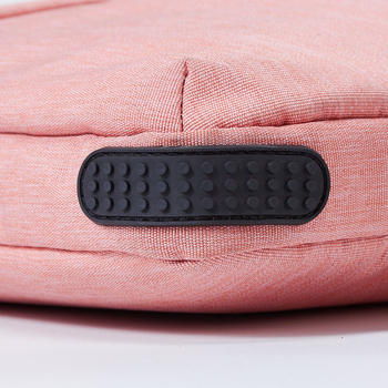 Okade чанта за лаптоп T54, водоустойчива и удароустойчива, полиестер, цип, вътрешен джоб за компютър