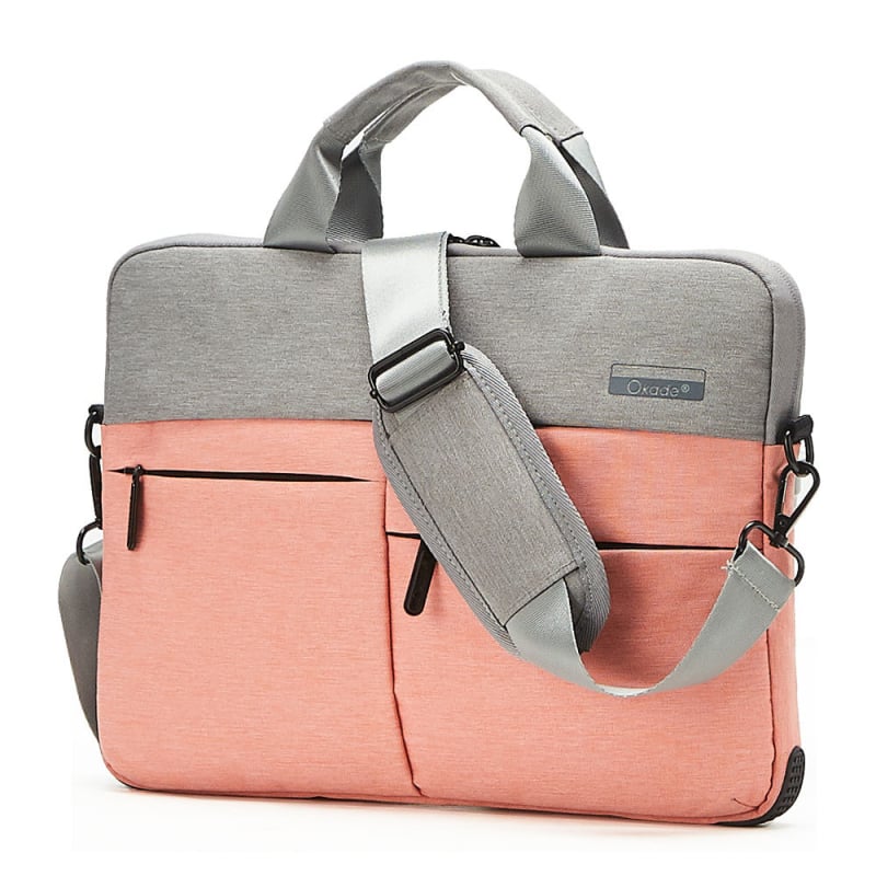 Okade чанта за лаптоп T54, водоустойчива и удароустойчива, полиестер, цип, вътрешен джоб за компютър