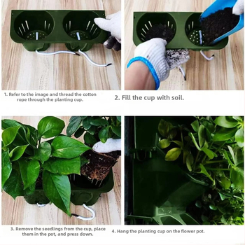 Γλάστρα τοίχου, πλαστική, αυτοποτιστική, υδροπονική, κάθετο πράσινο τοίχος