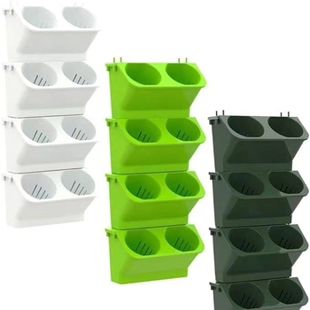 Γλάστρα τοίχου, πλαστική, αυτοποτιστική, υδροπονική, κάθετο πράσινο τοίχος