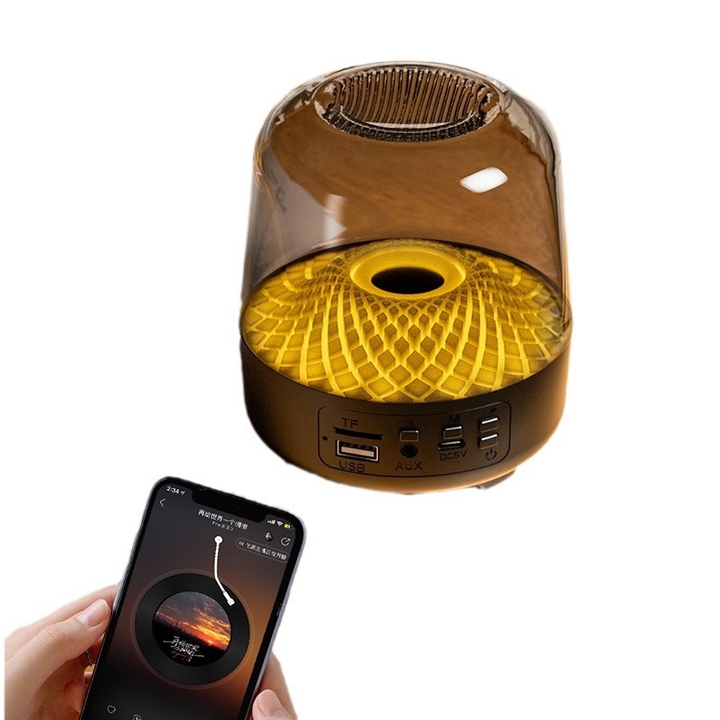 Harman Kardon Τέταρτης Γενιάς οικιακό διαφανές ηχείο με φάσμα 60 Hz–15 kHz, SNR ≥85 dB, ισχύς 5W, ενσωματωμένη μπαταρία, Bluetooth 5.3