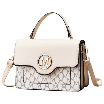 Geantă PU în stil street trend, cu design Locomotive, de la Emperor Rhinoceros, crossbody/pe umăr, închidere cu fermoar, formă orizontală pătrată, buzunar interior