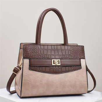 Omega Fei γυναικεία τσάντα-κουβά από PU, φερμουάρ, επένδυση πολυεστέρα, οριζόντια τετράγωνη μορφή, μονό λουρί, street trend (Φθινόπωρο 2024)