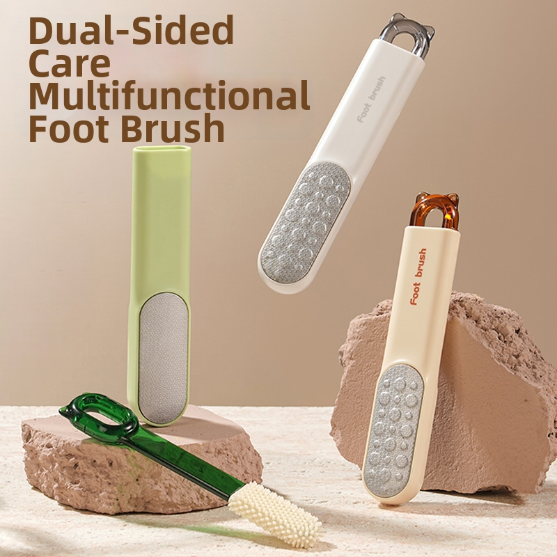 Εργαλείο λείανσης ποδιών για αφαίρεση νεκρών κυττάρων από πέλματα και φτέρνες – Πολυλειτουργική βούρτσα καθαρισμού ποδιών και απολέπισης (Υλικά: ABS, PC, 430 ανοξείδωτος χάλυβας, TPR; Σχήμα λίθου: Οβάλ; Μάρκα: Xingyang)