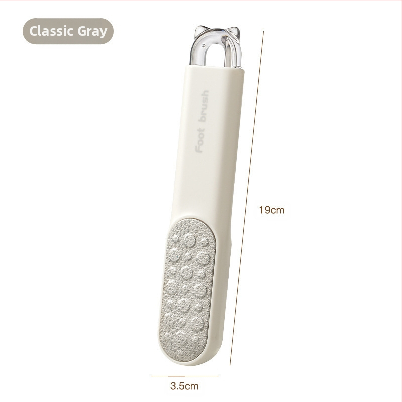 Εργαλείο λείανσης ποδιών για αφαίρεση νεκρών κυττάρων από πέλματα και φτέρνες – Πολυλειτουργική βούρτσα καθαρισμού ποδιών και απολέπισης (Υλικά: ABS, PC, 430 ανοξείδωτος χάλυβας, TPR; Σχήμα λίθου: Οβάλ; Μάρκα: Xingyang)