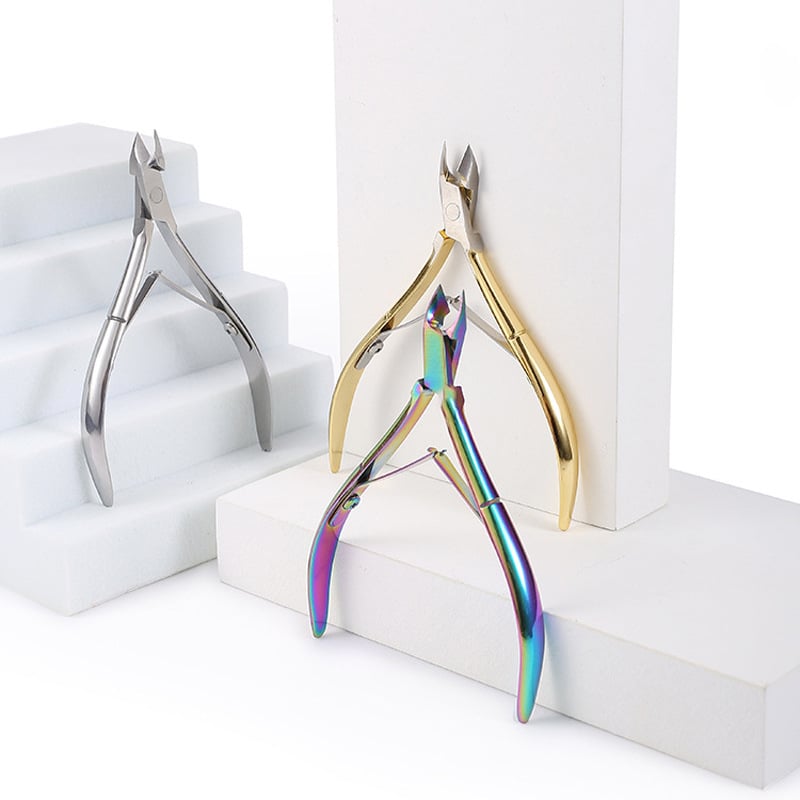 D501 Profesionalni alati za manikuru – škare za kožicu za urasle nokte, nehrđajući čelik, prijenosni kućni alat