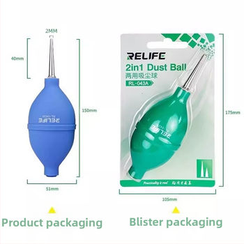 Балон за издухване за отстраняване на прах – силиконово почистващо средство за ремонт на мобилни телефони