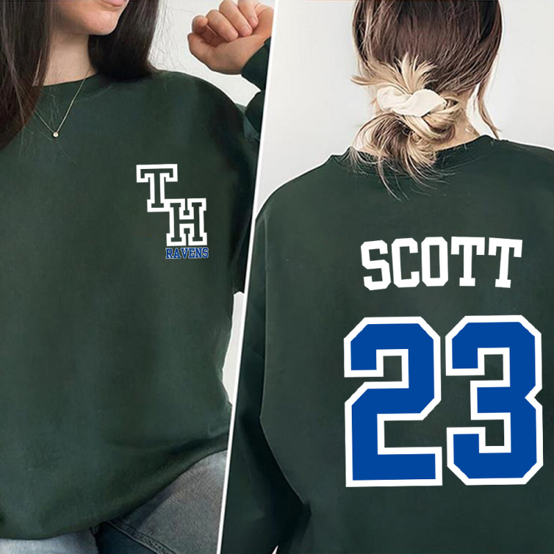 Φούτερ καθημερινό - χαλαρή γραμμή, μακριά μανίκια, 96% πολυεστέρας, εκτύπωση σχεδίου, τέσσερις εποχές