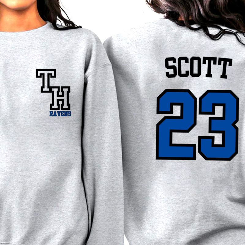 Φούτερ καθημερινό - χαλαρή γραμμή, μακριά μανίκια, 96% πολυεστέρας, εκτύπωση σχεδίου, τέσσερις εποχές