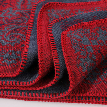 Šal za žene s floralnim uzorkom, warp tkanje, materijal: akrilna vlakna / umjetna vuna, pastoralni stil, srednja duljina