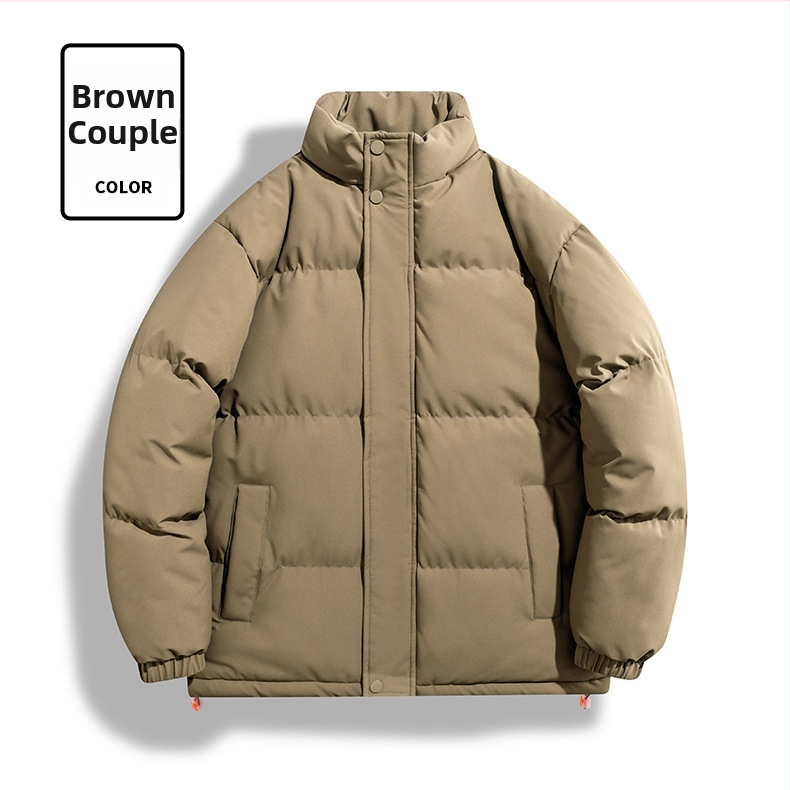 Памучно палто - стояща яка без качулка; 100% полиестер; пълнеж: полиестер-памук; подплата: полиестер