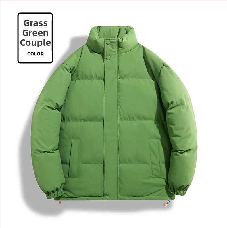 Памучно палто - стояща яка без качулка; 100% полиестер; пълнеж: полиестер-памук; подплата: полиестер