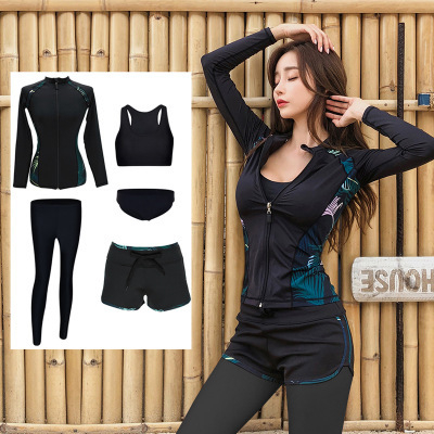 Dva dijelni wetsuit za parove – dugi rukavi, dugi hlače, zatvarač, UV zaštita, unisex