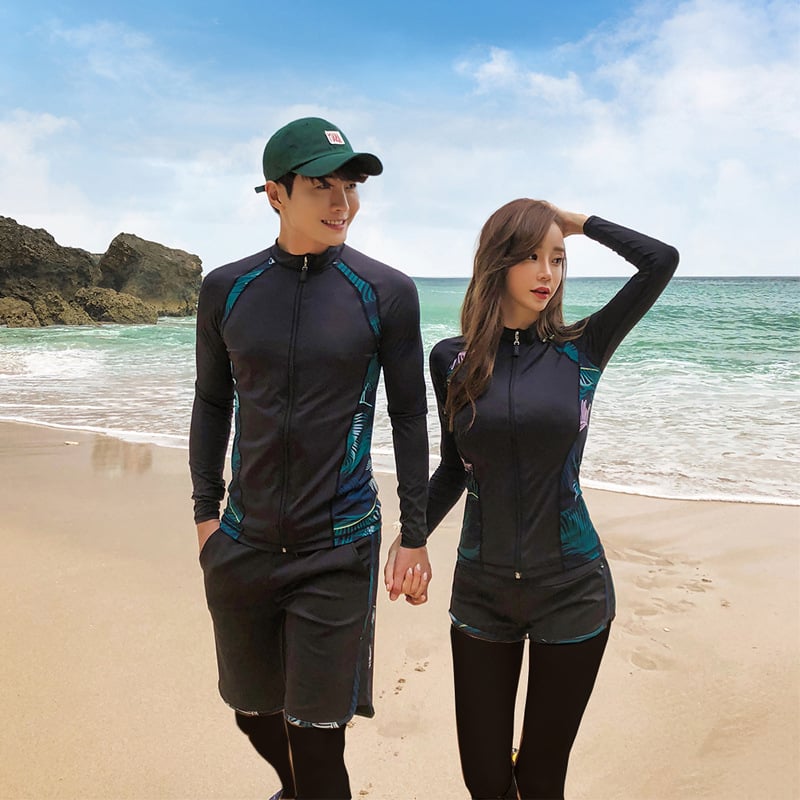 Dva dijelni wetsuit za parove – dugi rukavi, dugi hlače, zatvarač, UV zaštita, unisex