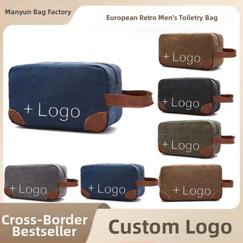 Heopono платнена чанта за тоалетни принадлежности – многофункционален организатор за баня