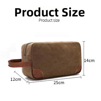 Heopono платнена чанта за тоалетни принадлежности – многофункционален организатор за баня