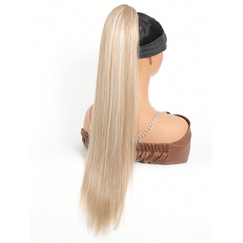 Parūka ar astiņu — garas taisnas cirtas, viegls, dabīgs izskats; Modelis: astiņa ar auklu; Materiāls: augstas temperatūras šķiedra; Zīmols: QUEEN YANG/PRINCESS YANG; Izcelsme: Henana.