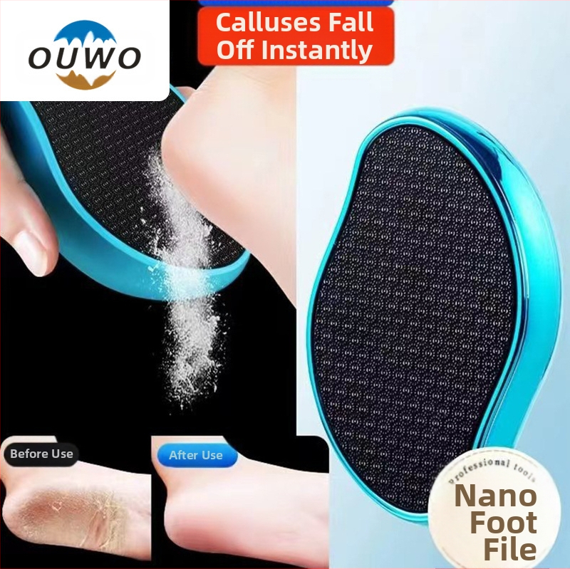 OWO Απολεπτικό εργαλείο ποδιών για περιποίηση πελμάτων – ABS, ωοειδές σχήμα λίθου λείανσης, 80 τεμάχια σε κουτί