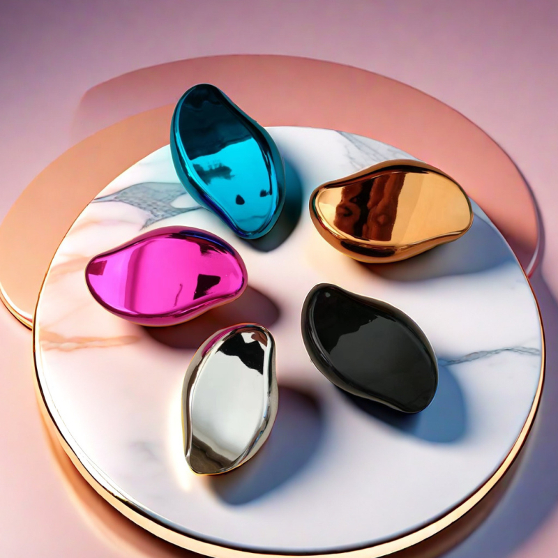 OWO Απολεπτικό εργαλείο ποδιών για περιποίηση πελμάτων – ABS, ωοειδές σχήμα λίθου λείανσης, 80 τεμάχια σε κουτί