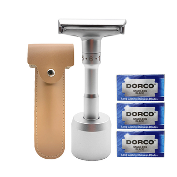 KEFEN χειροκίνητο ξυριστικό με ρυθμιζόμενη κοπή και διπλής όψεως λεπίδα, συσκευασία 100 τεμάχια