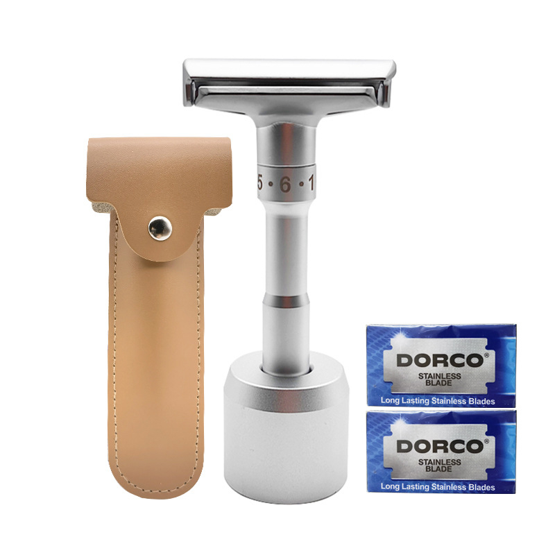 KEFEN χειροκίνητο ξυριστικό με ρυθμιζόμενη κοπή και διπλής όψεως λεπίδα, συσκευασία 100 τεμάχια