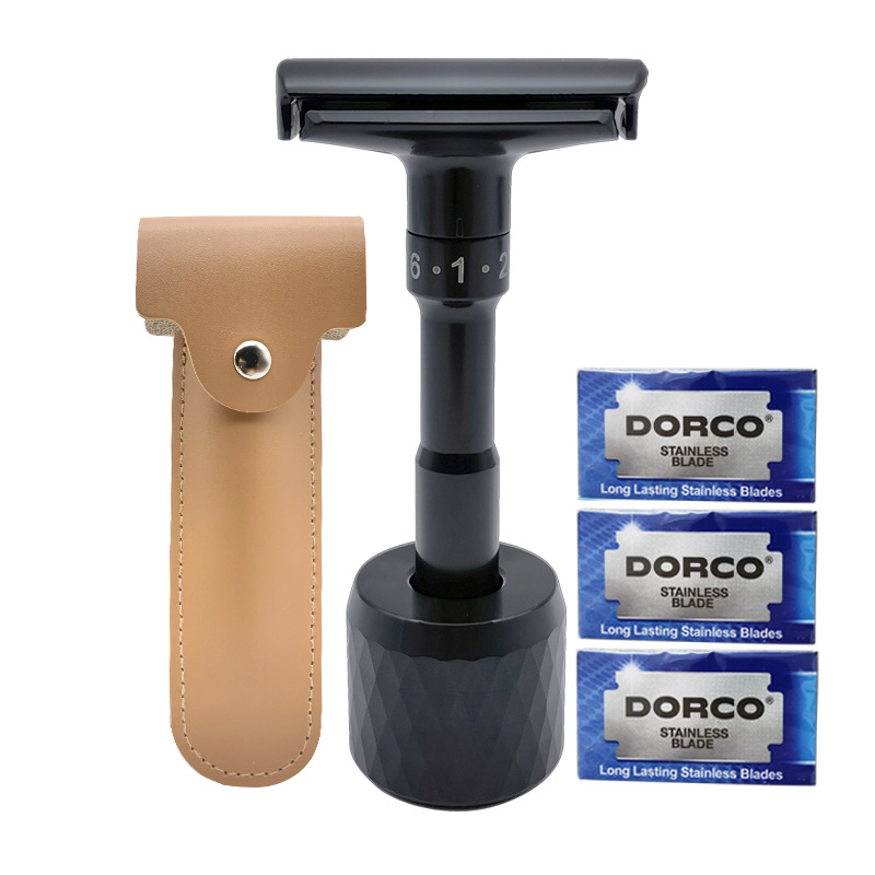 KEFEN χειροκίνητο ξυριστικό με ρυθμιζόμενη κοπή και διπλής όψεως λεπίδα, συσκευασία 100 τεμάχια