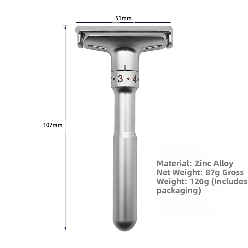 KEFEN ръчна самобръсначка с регулирама острота и двустранно острие, опаковка 100 бр