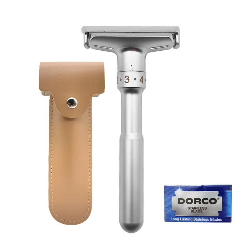 KEFEN χειροκίνητο ξυριστικό με ρυθμιζόμενη κοπή και διπλής όψεως λεπίδα, συσκευασία 100 τεμάχια