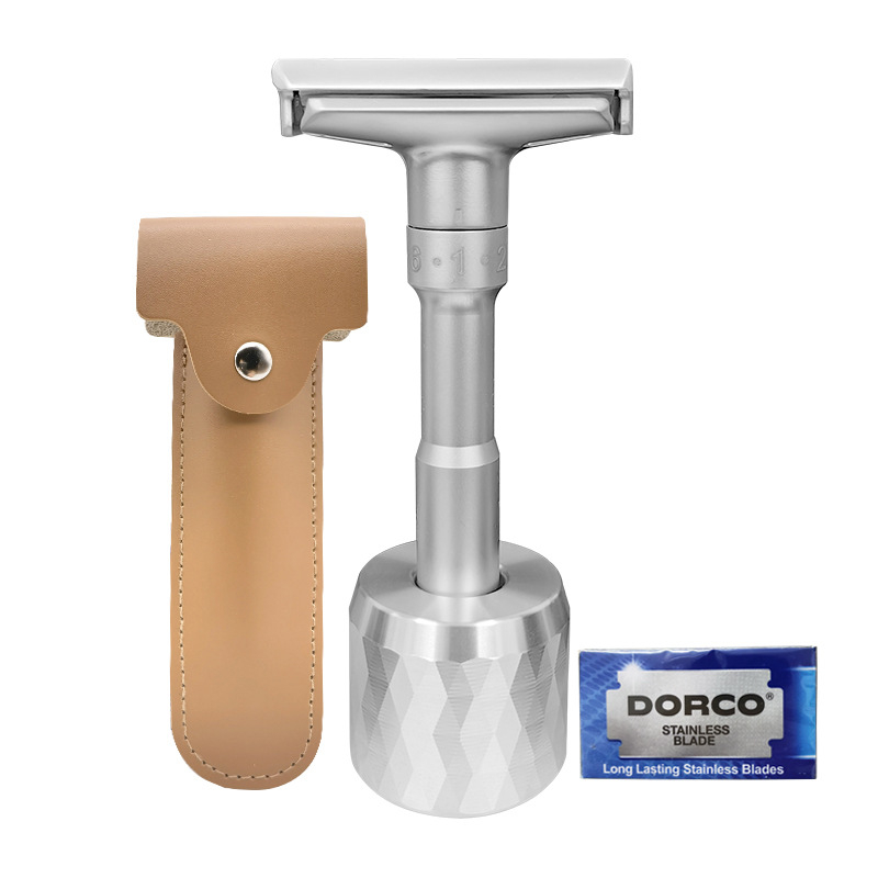 KEFEN χειροκίνητο ξυριστικό με ρυθμιζόμενη κοπή και διπλής όψεως λεπίδα, συσκευασία 100 τεμάχια