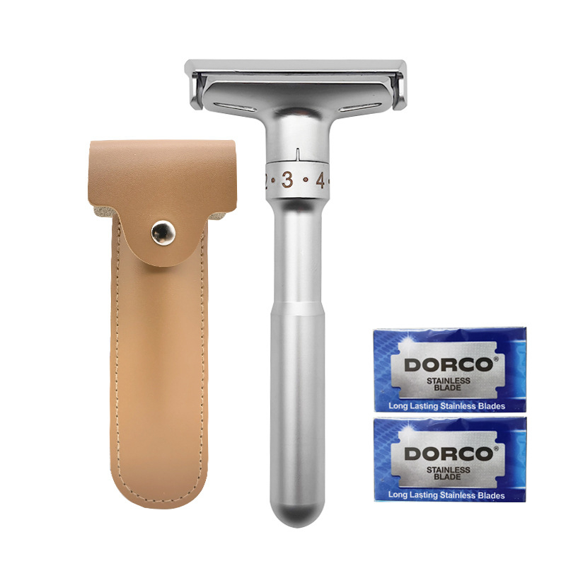 KEFEN χειροκίνητο ξυριστικό με ρυθμιζόμενη κοπή και διπλής όψεως λεπίδα, συσκευασία 100 τεμάχια