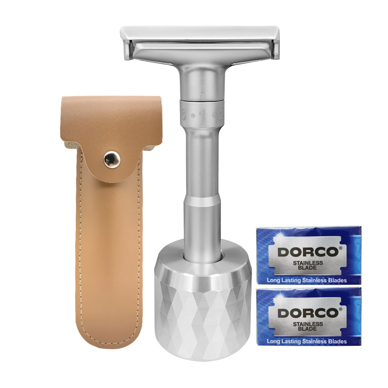 KEFEN χειροκίνητο ξυριστικό με ρυθμιζόμενη κοπή και διπλής όψεως λεπίδα, συσκευασία 100 τεμάχια