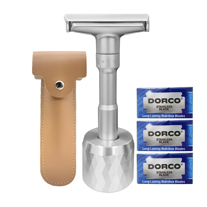 KEFEN χειροκίνητο ξυριστικό με ρυθμιζόμενη κοπή και διπλής όψεως λεπίδα, συσκευασία 100 τεμάχια