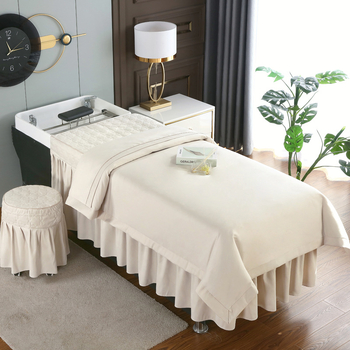 Спална покривка четири части от бамбукови влакна, реактивно печатане и боядисване, друг процес на тъкане