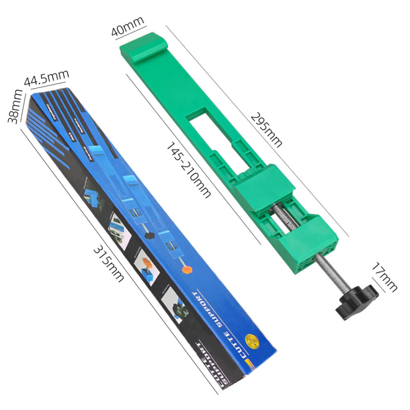 Регулируема основна водеща релса за машини за рязане, 24V, съвместима с електрически ъглошлайф