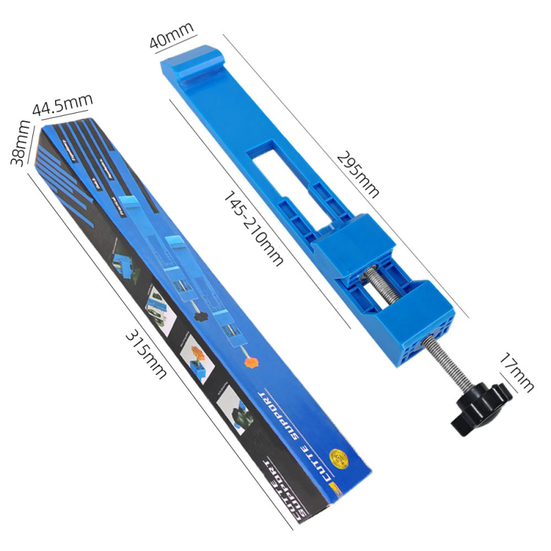 Регулируема основна водеща релса за машини за рязане, 24V, съвместима с електрически ъглошлайф