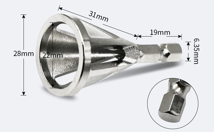 Външен фаскиращ инструмент Li Li | Марка: Li Li; Материал: Високоскоростна стомана; Серия: Фаскиращо устройство