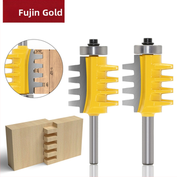 Ξυλουργική φρέζα με 8 τεμάχια, κοίλοι δοντιών για μόντισιν και ένωση με δάχτυλο, κατάλληλη για πλάκες/χαρακτικά (Hibiscus jincheng)