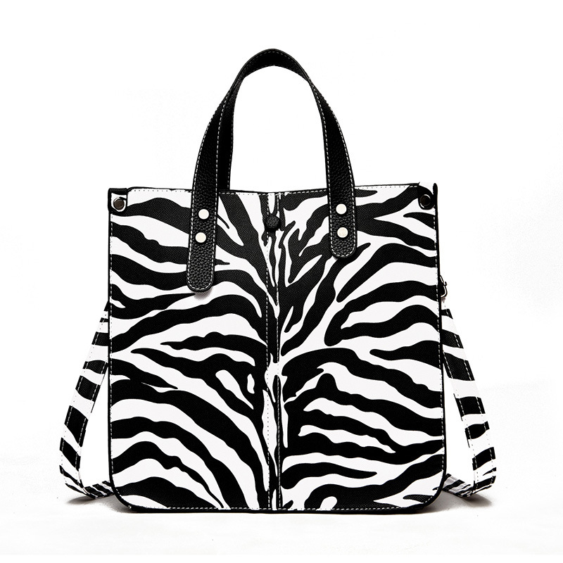 Geantă PU pentru mamă și copil, formă verticală pătrată, închidere cu fermoar, căptușeală din nylon