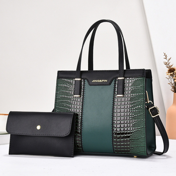 Geantă bucket din PU, cu fermoar, căptușeală poliester, stil urban simplu