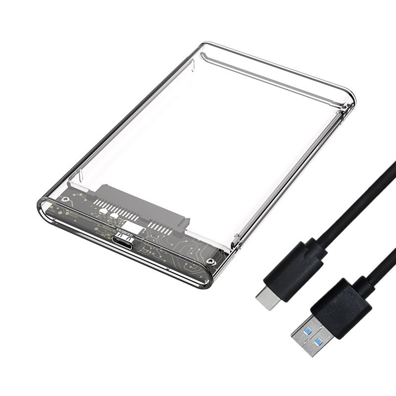 Εξωτερικό περίβλημα SATA σκληρού δίσκου USB 2.0/3.0/3.1 προς SATA, υλικό PC, χωρητικότητα 2–4 TB, έως 480 MB/s