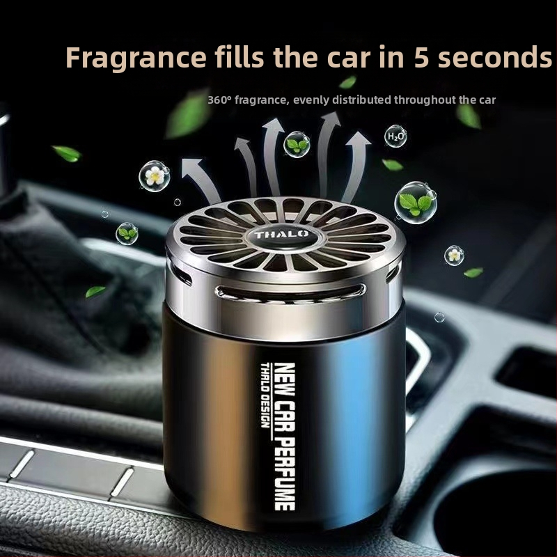 Automatický balzam na aromaterapiu do auta, vôňa Elan Xiang, sklenený držiak, 100–200 ml, volatilizácia viac ako 90 dní, upevnenie na sedadle