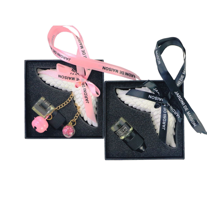 Κρεμαστό αυτοκινήτου αρωματοθεραπείας – φτερά αγγέλου, γύψος, αρωματικό και εξάλειψη οσμών, στυλ Light Luxury