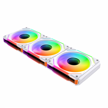 Ανεμιστήρας κιβωτίου με ARGB φωτισμό, αθόρυβη λειτουργία, υδραυλικά ρουλεμάν (600–1800 RPM, θόρυβος 23 dB, ABS υλικό)