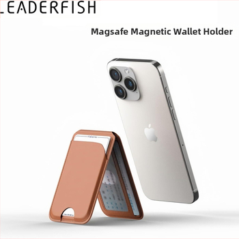 MagSafe magnētiskais kartes turētājs iPhone 13/14 sērijai — metāla konstrukcija, oriģinālais stils, saliekams kartes maks, gravējums, pielāgošana atbalstīta