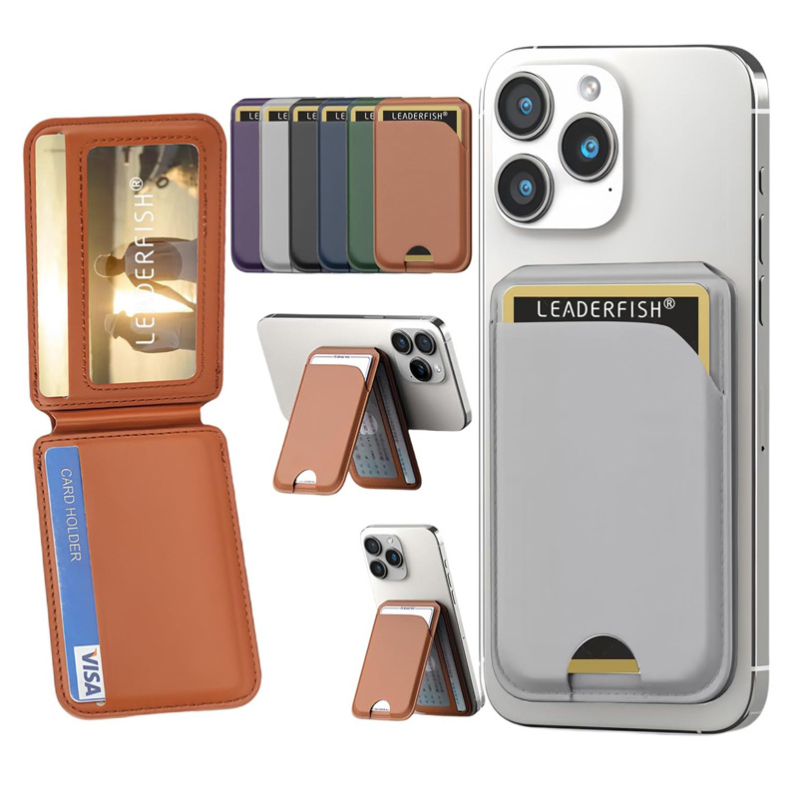 MagSafe magnētiskais kartes turētājs iPhone 13/14 sērijai — metāla konstrukcija, oriģinālais stils, saliekams kartes maks, gravējums, pielāgošana atbalstīta