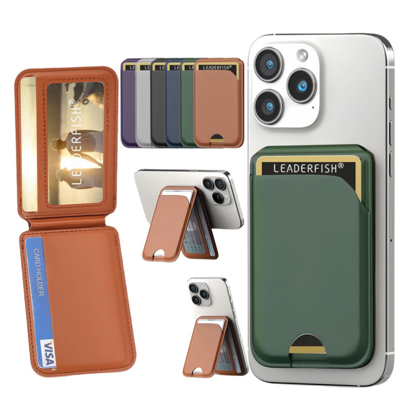 MagSafe magnētiskais kartes turētājs iPhone 13/14 sērijai — metāla konstrukcija, oriģinālais stils, saliekams kartes maks, gravējums, pielāgošana atbalstīta