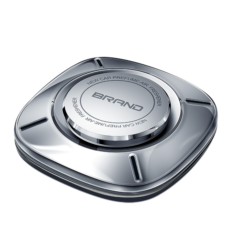 Autó illatosító ambient fényekkel; Gardenia illat; 10–20 ml tartalom; PC anyag; üléshez való elhelyezés; illat tartósság >90 nap