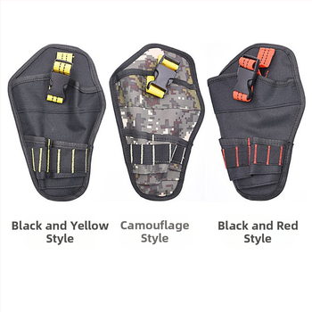 Τσάντα μέσης για εργαλεία ηλεκτρικού τρυπανιού — κυβοειδές σχήμα, Oxford ύφασμα, πολυχρηστική αποθήκευση