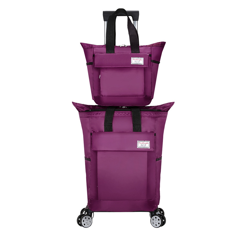 Esteden 013 Oxford auduma ceļojumu soma ar izplešanās dizainu, tilpums 20-35 L, slēdzams rāvējslēdzējs un teleskopiska rokture